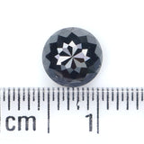 Natural Loose Rose Cut Black Color Diamond 0.94 CT 6.10 MM Round Rose Cut Shape Diamond KR1634