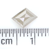 Natural Loose Kite Diamond Grey Color 0.76 CT 7.40 MM Kite Shape Rose Cut Diamond L7326