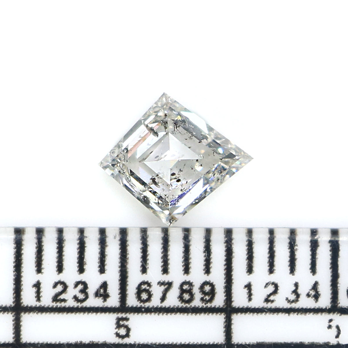 0.83 CT Natural Loose Kite Shape Diamond White - F Color Kite Cut Diamond 7.45 MM Natural Diamond White - F Kite Rose Cut Diamond QL2628