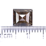 Natural Loose Square Diamond Brown Color 1.10 CT 7.10 MM Square Shape Rose Cut Diamond L7435