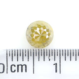 Natural Loose Rose Cut Yellow Green Diamond Color 0.85 CT 5.20 MM Round Rose Cut Shape Diamond KR660