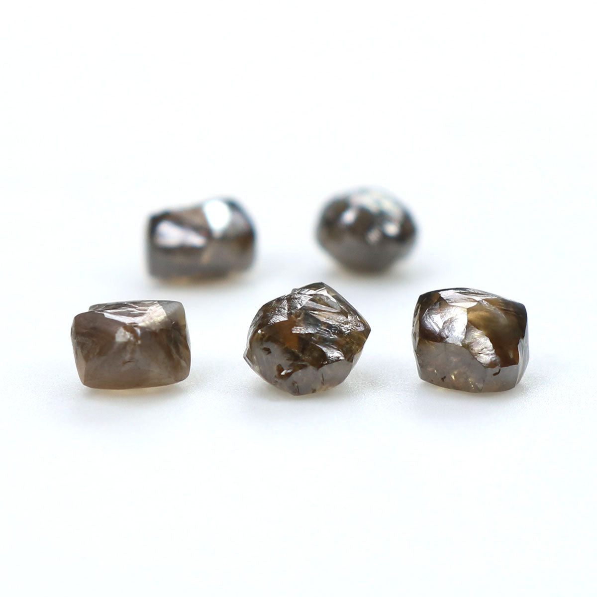 2.44 CT Natural Loose Rough Shape Diamond Dark Brown Color Rough Diamond 4.70 MM Natural Brown Diamond Rough Irregular Cut Diamond QL7971