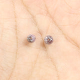 0.88 CT Faceted Bead Diamond, Natural Loose Diamond, Pink Bead Diamond, Faceted Diamond Bead, Beads Loose Diamond, Beads For Necklace L9898