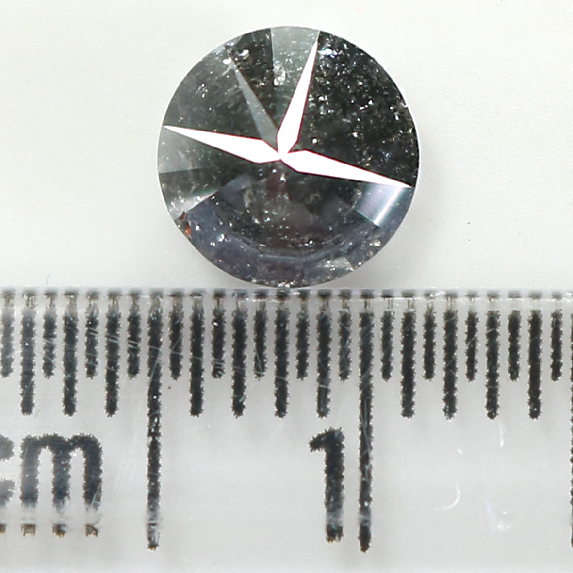 1.07 CT Natural Loose Round Shape Diamond Salt And Pepper Round Cut Diamond 6.20 MM Natural Loose Diamond Round Brilliant Cut Diamond LQ958