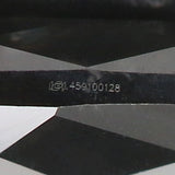 IGI CERTIFIED 1.54 Ct Natural Loose Diamond Square Cushion Modified Brilliant Black Color 7.16 MM KDL9398