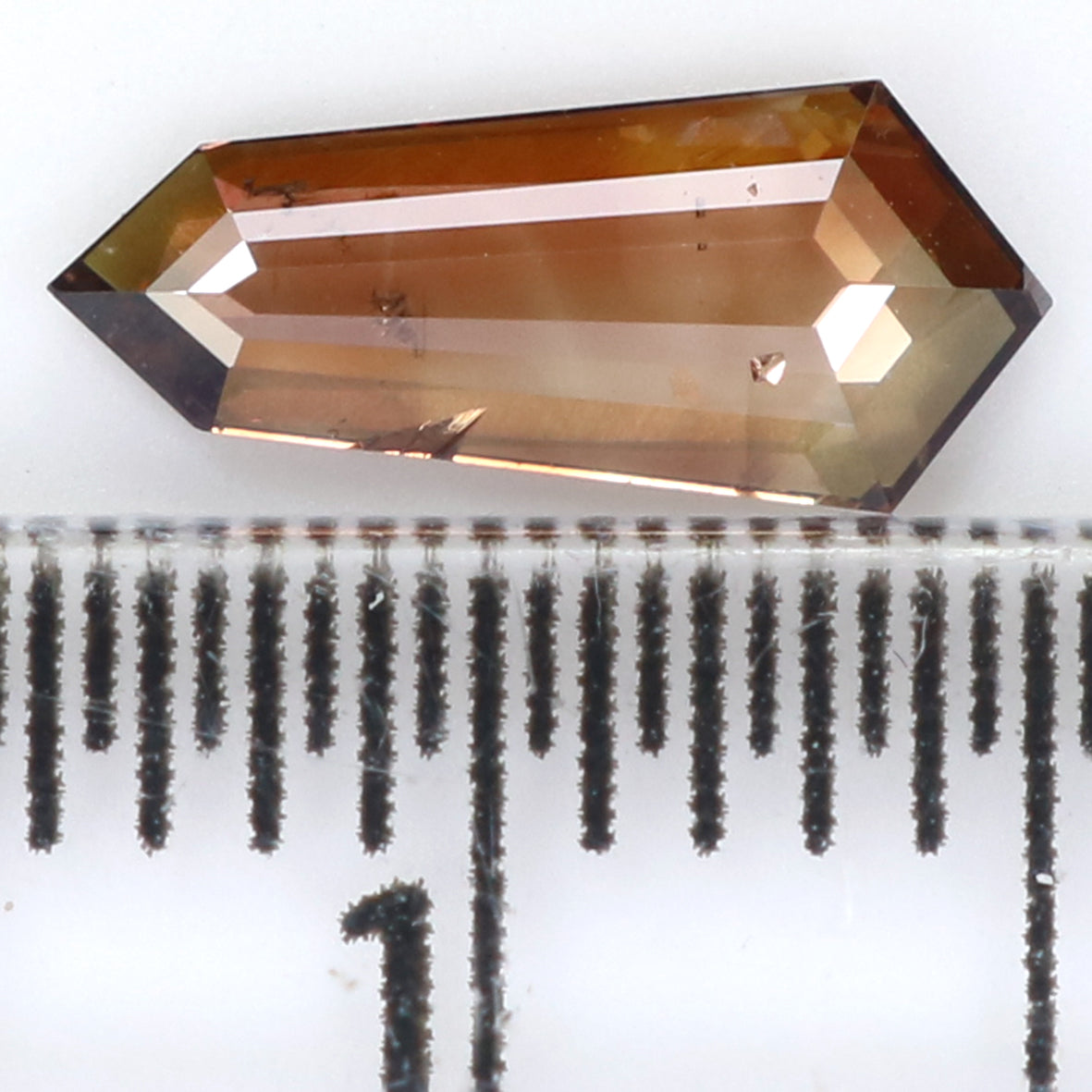 0.50 CT Natural Loose Shield Shape Diamond Brown Color Shield Cut Diamond 9.10 MM Natural Loose Brown Color Shield Rose Cut Diamond QL1613