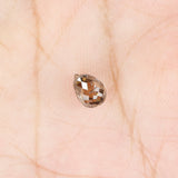 0.93 Ct Natural Loose Diamond, Briolette Diamond, Brown Diamond, Briolette Cut Bead Diamond, Polished Diamond, Faceted Diamond L9850
