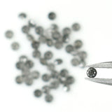 1.09 Ct Natural Loose Diamond, Round Brilliant Cut, Salt Pepper Diamond, Black Diamond, Gray Diamond, Round Cut Diamond, Real Diamond L9868