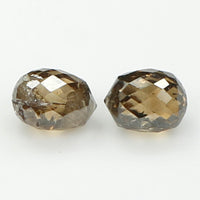 0.92 Ct Natural Loose Diamond, Briolette Diamond, Brown Diamond, Briolette Cut Bead Diamond, Polished Diamond, Faceted Diamond L9904
