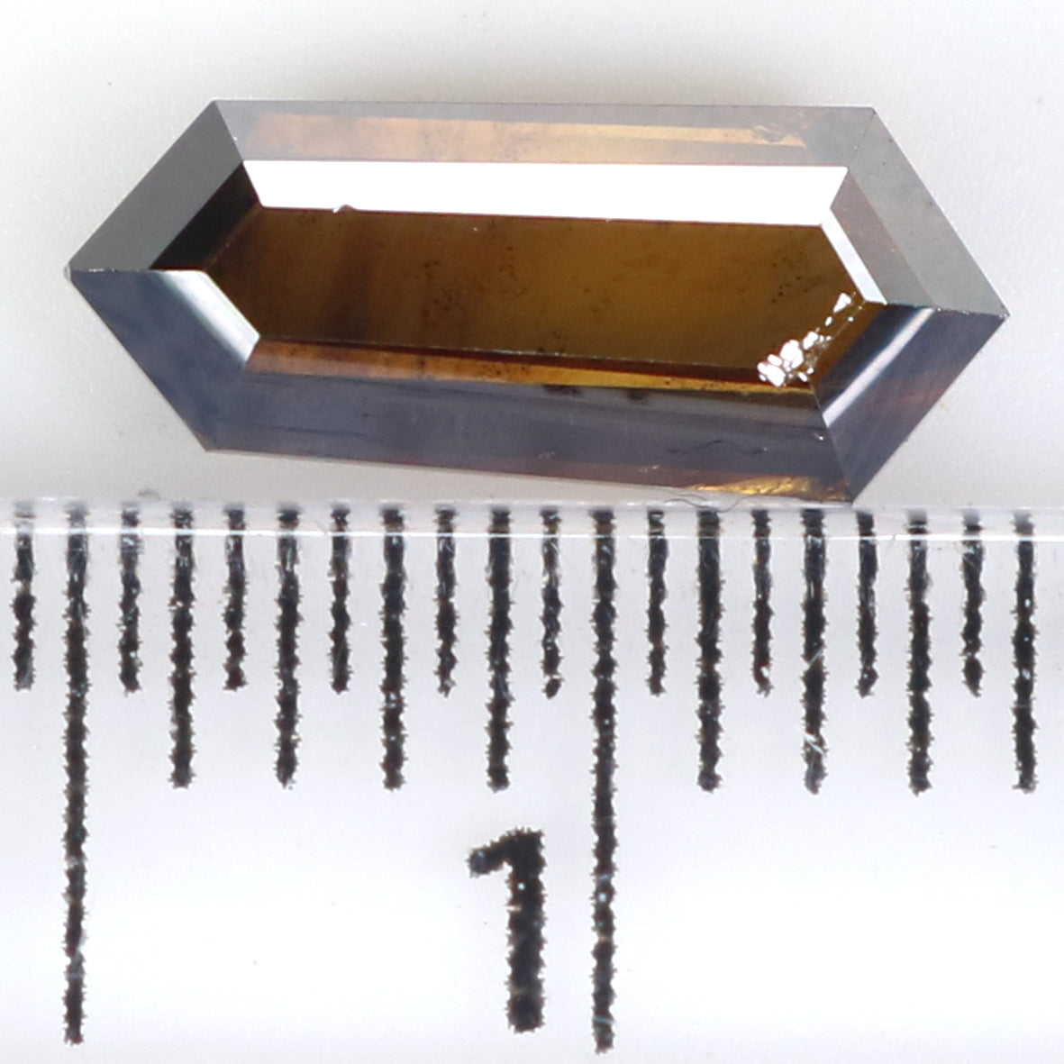 0.82 CT Natural Loose Shield Shape Diamond Brown Color Shield Cut Diamond 9.00 MM Natural Brown Color Diamond Shield Rose Cut Diamond QL1658
