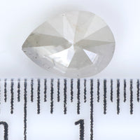 Natural Loose Pear Diamond Grey Color 1.05 CT 7.10 MM Pear Shape Rose Cut Diamond KDL1655