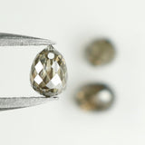 1.27 Ct Natural Loose Diamond, Briolette Diamond, Green Diamond, Briolette Cut Bead Diamond, Polished Diamond, Faceted Diamond L9906