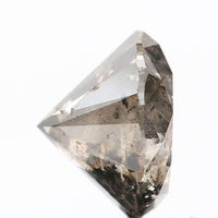 2.30 CT Natural Loose Diamond Round Brown Salt And Pepper Color 8.05 MM KDL9054