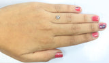 0.68 Ct Natural Loose Diamond Oval Black Grey Salt And Pepper Color I3 Clarity 5.90 MM KDL8745