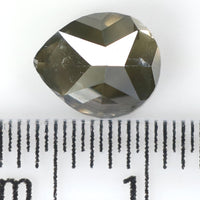 1.18 Ct Natural Loose Pear Shape Diamond Green Black Color Pear Cut Diamond 7.00 MM Natural Loose Diamond Pear Brilliant Cut Diamond QL1653