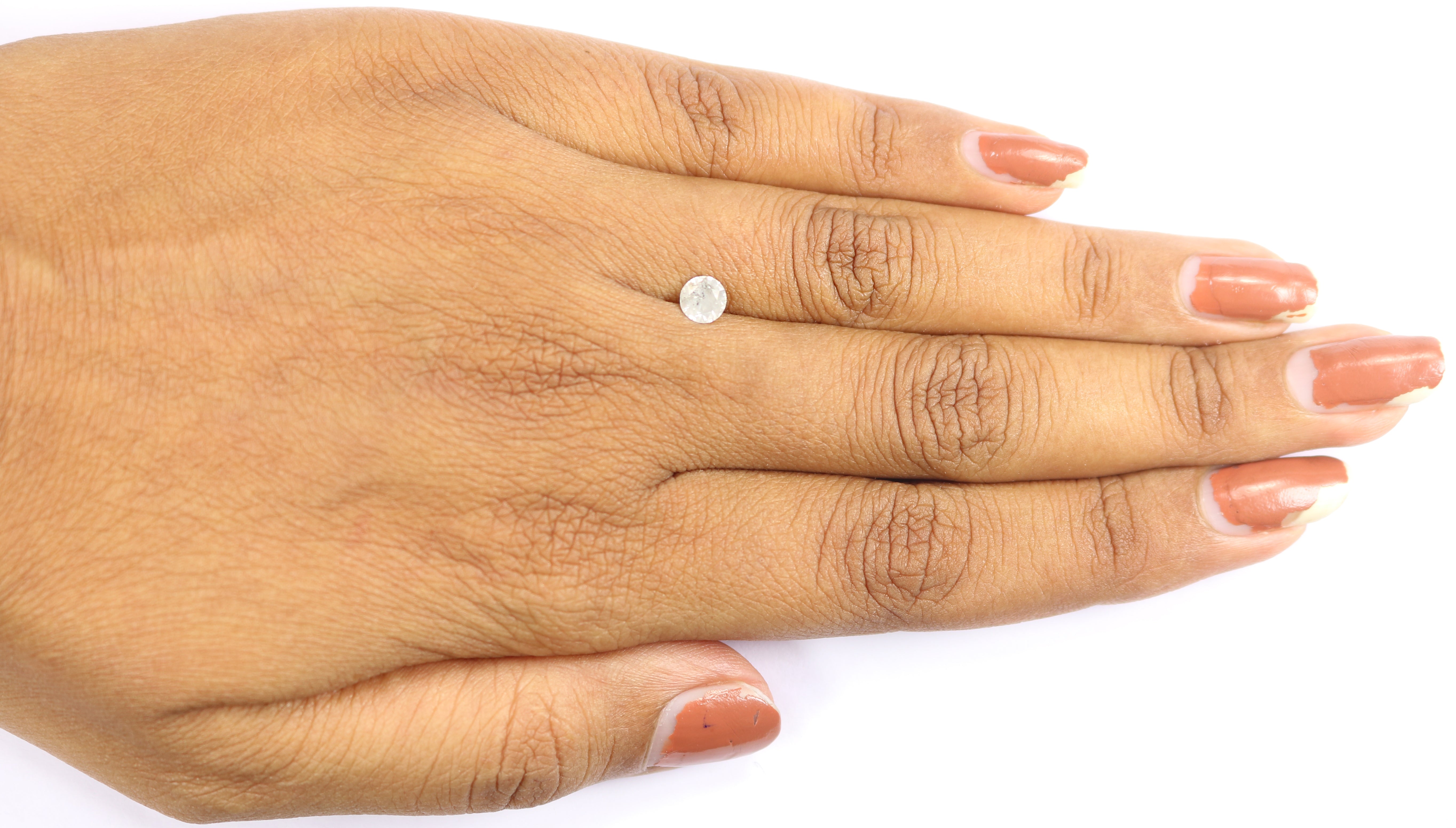 0.51 Ct Natural Loose Round Shape Diamond Milky White Color Round Cut Diamond 4.80 MM Natural White Color Round Brilliant Cut Diamond KQ1973