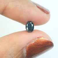 0.47 Ct Natural Loose Diamond Oval Blue Color SI1 Clarity 5.30 MM KDK2111