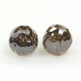 0.77 Ct Natural Loose Diamond, Black Brown Diamond, briolette Diamond, Drop Cut Diamond, Rose Cut Real Rustic Diamond, L9491