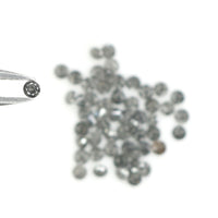 1.47 Ct Natural Loose Diamond, Round Brilliant Cut, Salt Pepper Diamond, Black Diamond, Gray Diamond, Round Cut Diamond, Real Diamond L078