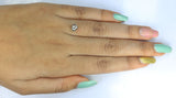 1.29 Ct Natural Loose Diamond Shield Gray Salt And Pepper Color I3 Clarity 6.00 MM KDK2172