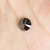 2.65 Ct Natural Loose Diamond, Black Diamond, Round Diamond, Round Brilliant Cut Diamond, Sparkling Diamond, Rustic Diamond KDL9631