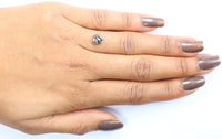 1.60 CT Natural Loose Diamond Round Rose Cut Brown Salt And Pepper Color 7.05 MM KDL9058