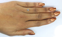 0.57 Ct Natural Loose Diamond Oval Black Grey Salt And Pepper Color I3 Clarity 4.93 MM KDL9012