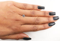 0.77 CT Natural Loose Diamond Round Black Grey Salt And Pepper Color 5.63 MM KDL9333