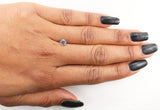 0.77 CT Natural Loose Diamond Round Black Grey Salt And Pepper Color 5.63 MM KDL9333