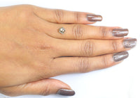 1.12 CT Natural Loose Diamond, Pentagon Cut Diamond, Salt And Pepper Diamond, Black Gray Diamond, Pentagon Shape, Rose Cut Diamond KDL9089