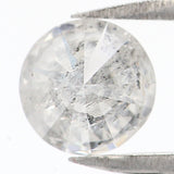 Natural Loose Round White Milky Color Diamond 0.55 CT 5.40 MM Round Shape Brilliant Cut Diamond L7401