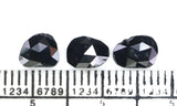 Natural Loose Slice Diamond, Natural Loose Diamond, Slice Black Color Diamond, Rose Cut Diamond, Irregular Cut 1.27 CT Slice Shape L2713