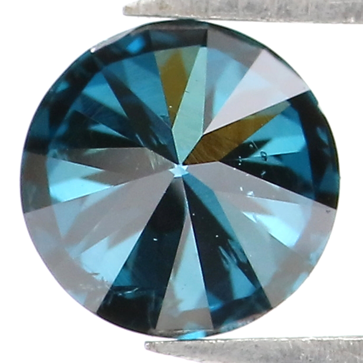 Natural Loose Round Blue Color Diamond 0.43 CT 4.70 MM Round Brilliant Cut Diamond L1892
