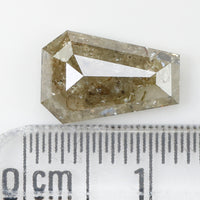 2.61 CT Coffin Cut Diamond, Brown Diamond, Grey Diamond, Antique Diamond, Natural Loose Diamond, Antique Rose Cut Diamond KDL400