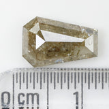 2.61 CT Coffin Cut Diamond, Brown Diamond, Grey Diamond, Antique Diamond, Natural Loose Diamond, Antique Rose Cut Diamond KDL400