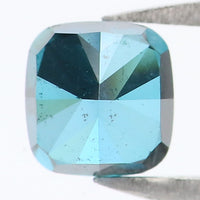 Natural Loose Cushion Blue Color Diamond 0.65 CT 4.50 MM Cushion Shape Rose Cut Diamond L8541