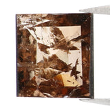 Natural Loose Square Diamond Brown Color 1.30 CT 8.00 MM Square Shape Rose Cut Diamond L7433