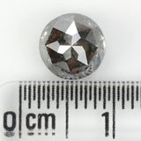 2.00 Ct Natural Loose Diamond, Round Rose Cut Diamond, Black Diamond, Gray Diamond, Salt and Pepper Diamond, Rose Cut Diamond, KDL674