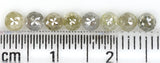 Natural Loose Rose Cut Diamond Yellow Grey Color 1.38 CT 3.10 MM Rose Cut Shape Diamond L1733
