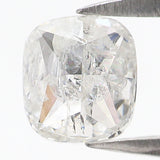 Natural Loose Cushion Diamond White - G Color 1.04 CT 6.10 MM Cushion Shape Rose Cut Diamond L2577