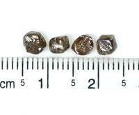Natural Loose Rough Dark Brown Color Diamond 2.10 CT 4.00 MM Rough Shape Rose Cut Diamond KDL7976