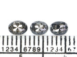 Natural Loose Oval Diamond, Salt And Pepper Oval Diamond, Natural Loose Diamond, Oval Rose Cut Diamond, 0.58 CT Oval Shape Diamond L2756