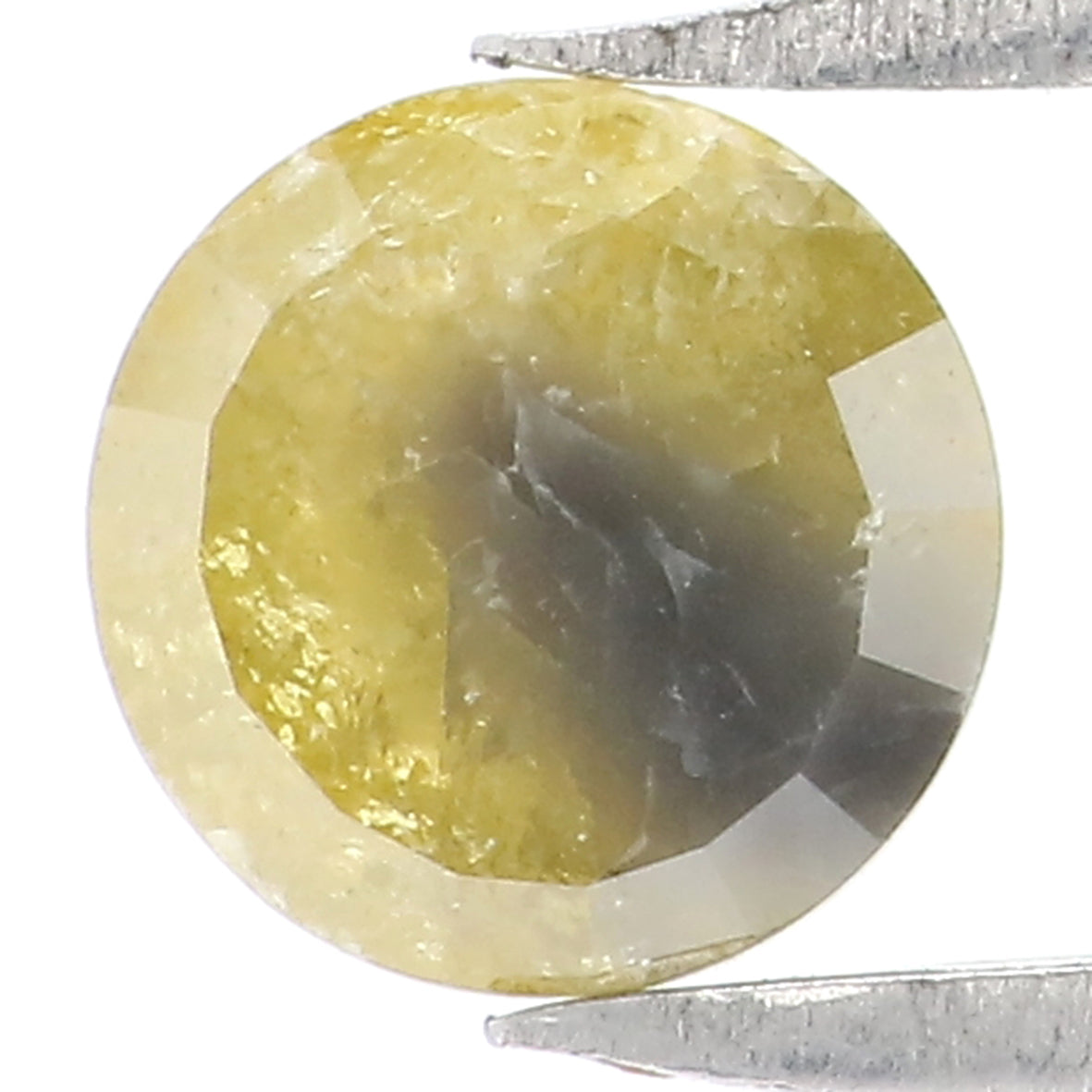 0.70 CT Natural Loose Round Rose Cut Diamond Yellow Color Round Shape Diamond 5.20 MM Natural Yellow Color Round Rose Cut Diamond LQ7810