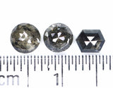 Natural Loose Mix Shape Salt And Pepper Black Grey Color Diamond 1.03 CT 4.35 MM Mix Shape Rose Cut Diamond KDK2328