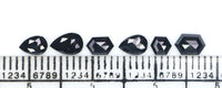 Natural Loose Mix Shape Black Color Diamond 0.98 CT 5.03 MM Mix Shape Rose Cut Diamond KDL2701