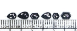 Natural Loose Mix Shape Black Color Diamond 0.98 CT 5.03 MM Mix Shape Rose Cut Diamond KDL2701