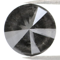 Natural Loose Round Black Color Diamond 3.43 CT 9.00 MM Round Shape Brilliant Cut Diamond KR1999