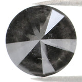 Natural Loose Round Black Color Diamond 3.43 CT 9.00 MM Round Shape Brilliant Cut Diamond KR1999