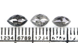 Natural Loose Marquise Diamond, Salt And Pepper Marquise Diamond, Natural Loose Diamond, Rose Cut Diamond, 0.84 CT Marquise Shape L2729