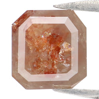 Natural Loose Emerald Brown Color Diamond 1.35 CT 6.25 MM Cushion Shape Rose Cut Diamond L2125